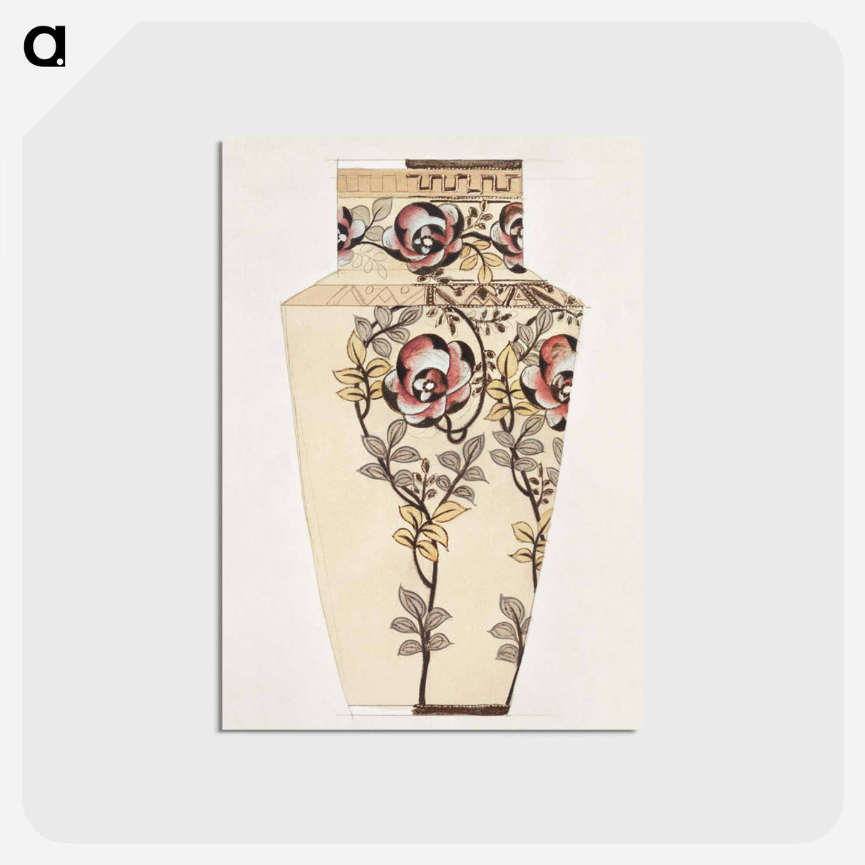 アートポストカード-Design for a Vase
 - ノリタケ工場 Postcard.