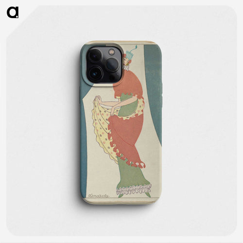 チューブラードレスの女 - オットー フリードリヒ カール レンデッケ Phone Case.