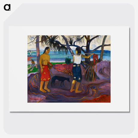 Te Arii Vahine (The Queen, the King's Wife) - Paul Gauguin Poster.