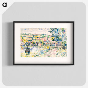 アートポスター-Petit Andely-The River Bank - ポール シニャック Poster.