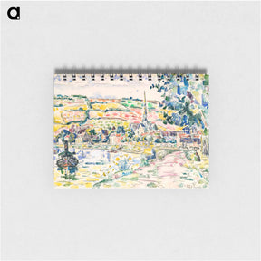 アートメモ帳-Petit Andely-The River Bank - ポール シニャック Memo.