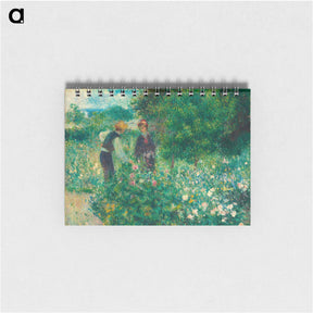 アートメモ帳-Picking Flowers - ピエール オーギュスト ルノワール Memo.