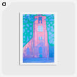 アートポストカード-Church tower at Domburg - ピエト モンドリアン Postcard.