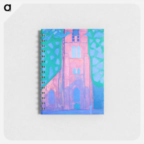 アートメモ帳-Church tower at Domburg - ピエト モンドリアン Memo.