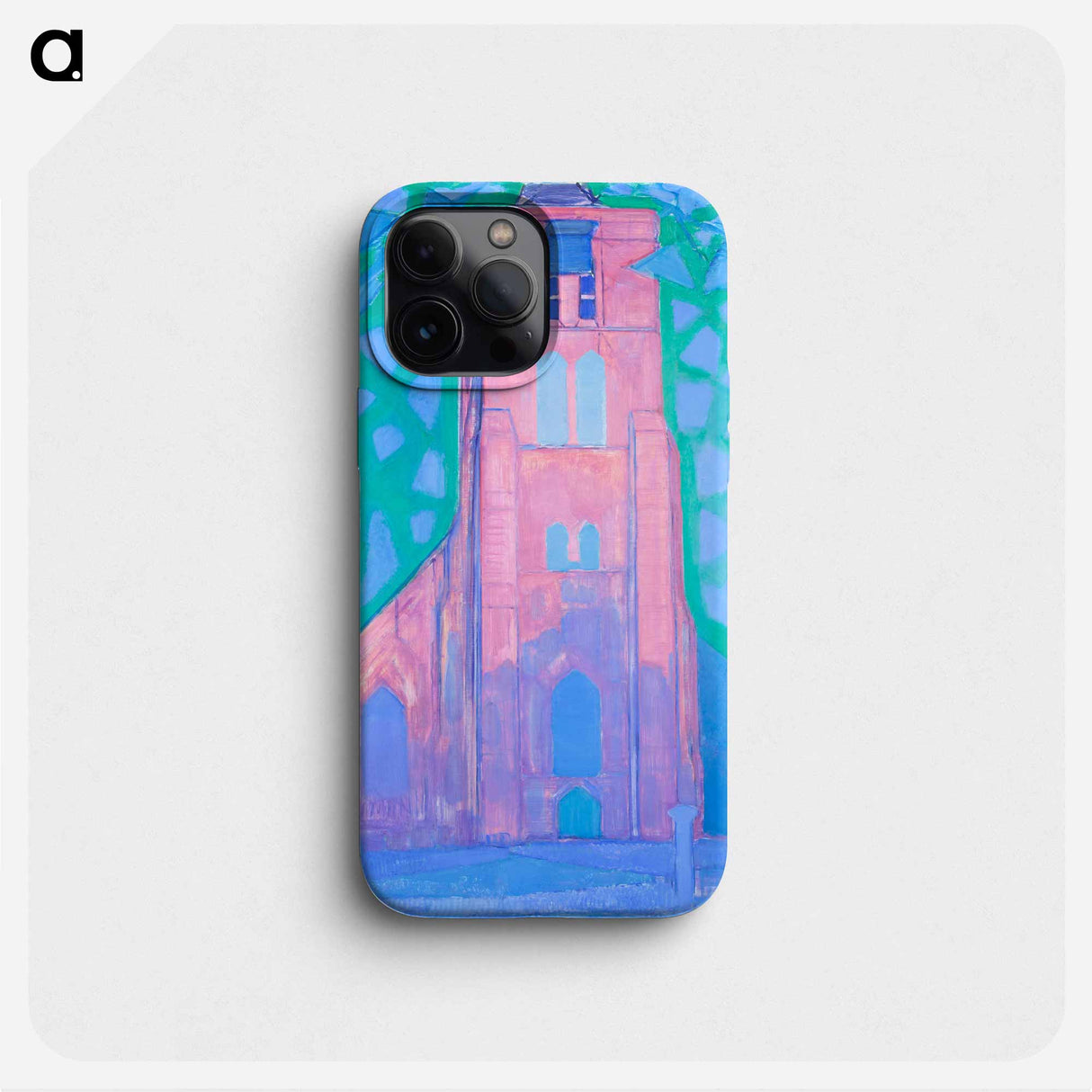 Church tower at Domburg - ピエト モンドリアン Phone Case.