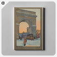アートパネル-Washington Arch at Winter Twilight
 - レイチェル ロビンソン エルマー Canvas.