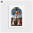 アートポストカード-The Mond Crucifixion - ラファエロ サンティ Postcard.