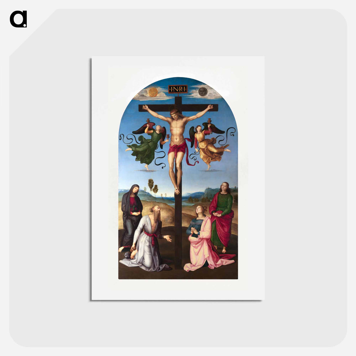 The Mond Crucifixion - ラファエロ サンティ Postcard.