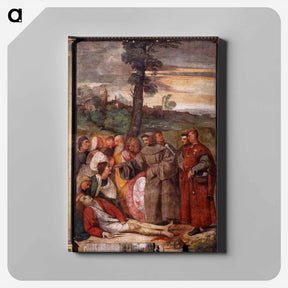 アートパネル-The Healing of the Wrathful Son - ティツィアーノ ヴェチェッリオ Canvas.