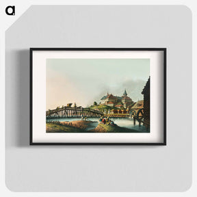 アートポスター-Palace at Bucharest from Views in the Ottoman Dominions, in Europe, in Asia, and some of the Mediterranean islands - オスマン帝国領内の景色 Poster.