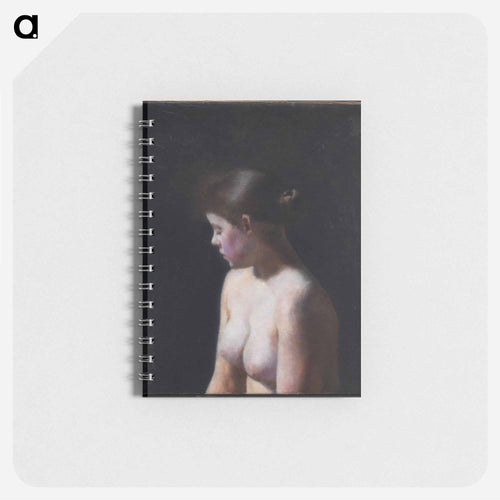Nude Female Model - Vilhelm Hammershøi Memo.