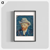 Self-Portrait with Grey Felt Hat - Vincent van Gogh Poster.