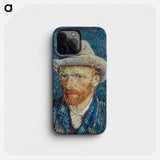 Self-Portrait with Grey Felt Hat - Vincent van Gogh Phone Case.