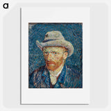 Self-Portrait with Grey Felt Hat - Vincent van Gogh Poster.