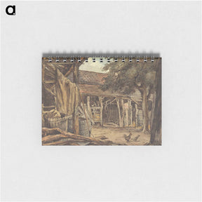 アートメモ帳-A Farmyard - ウィリアム ヘンリー ハント Memo.