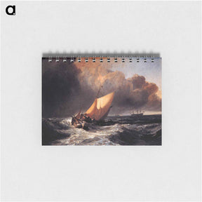 アートメモ帳-Dutch Boats in a Gale - ウィリアム ターナー Memo.