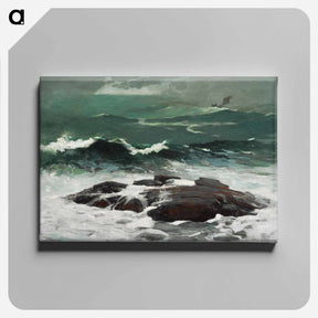 アートパネル-Summer Squall - ウィンスロー ホーマー Canvas.