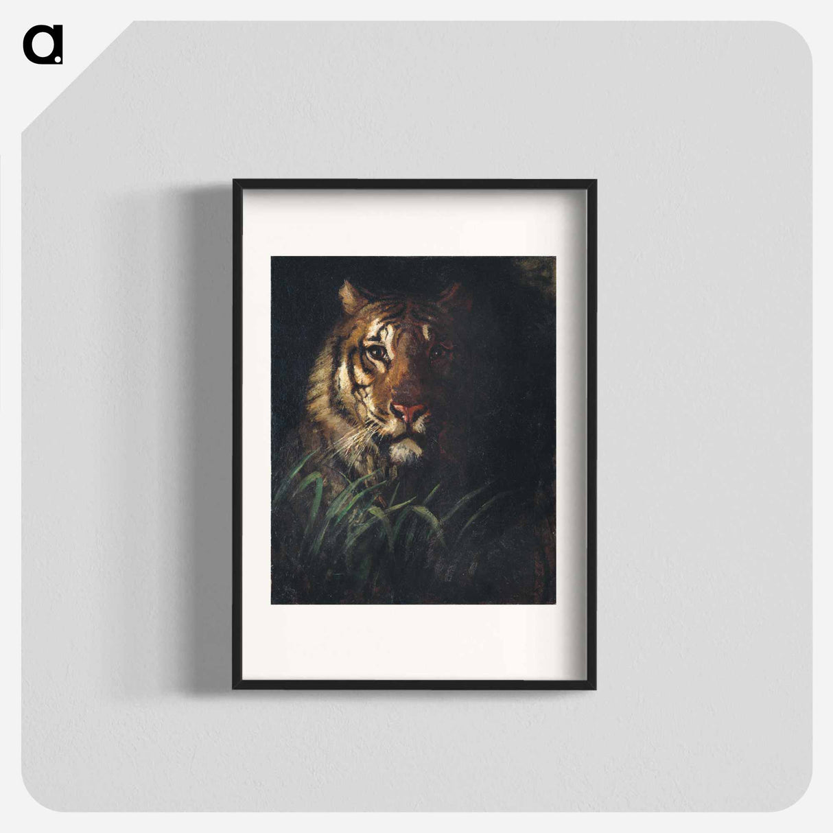 Tiger's Head - アボット ハンダーソン セイヤー Poster.