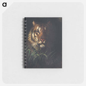 アートメモ帳-Tiger's Head - アボット ハンダーソン セイヤー Memo.