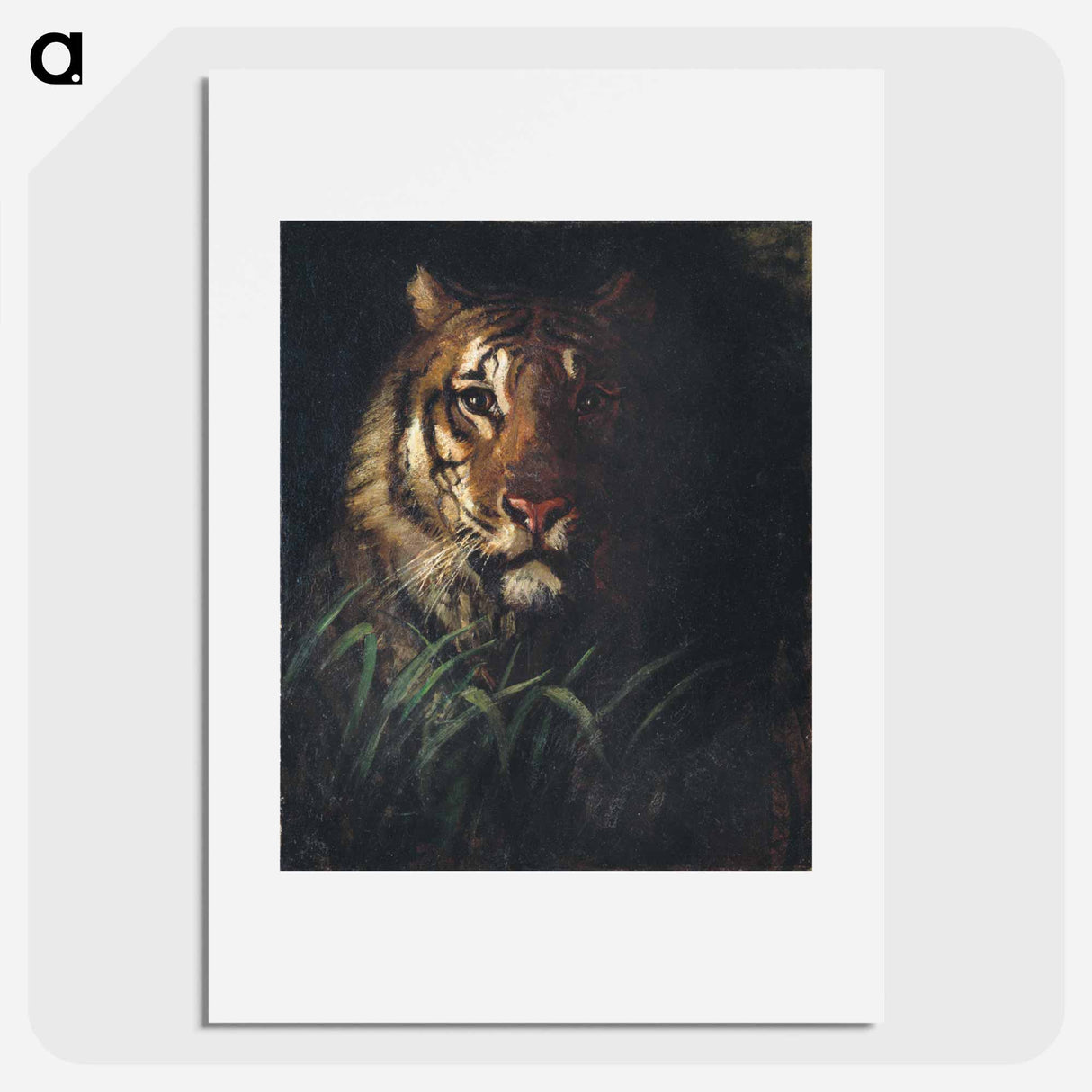 Tiger's Head - アボット ハンダーソン セイヤー Poster.