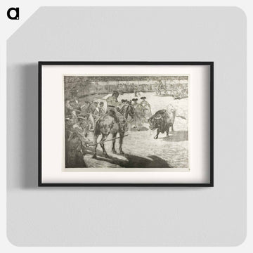 Bull-Fight - アレクサンドル ルノア Poster.