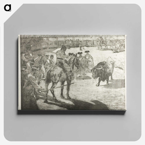 Bull-Fight - アレクサンドル ルノア Canvas.