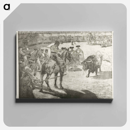 Bull-Fight - アレクサンドル ルノア Canvas.