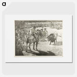 Bull-Fight - アレクサンドル ルノア Poster.