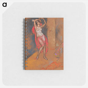 アートメモ帳-Standing Nude woman. Anna Pavlova in Oriental Fantasy by William Penhallow Henderson. - 不思議の国のアリス Memo.