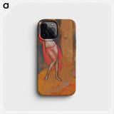 Standing Nude woman. Anna Pavlova in Oriental Fantasy by William Penhallow Henderson. - 不思議の国のアリス Phone Case.