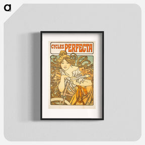 アートポスター-Cycles Perfecta - アルフォンス ミュシャ Poster.