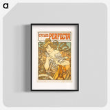 Cycles Perfecta - Alphonse Mucha Poster.