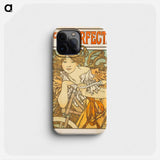 Cycles Perfecta - Alphonse Mucha Phone Case.