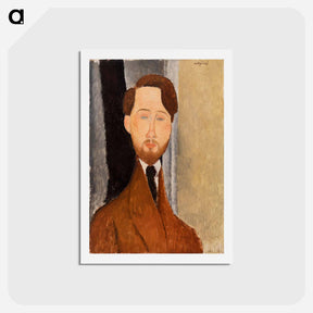 アートポストカード-Léopold Zborowski - アメデオ モディリアーニ Postcard.