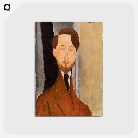 アートポストカード-Léopold Zborowski - アメデオ モディリアーニ Postcard.