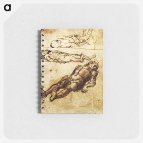アートメモ帳-Three studies elongated figures - アンドレア マンテーニャ Memo.