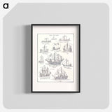 Sea Pictures - アンティーク地図 Poster.