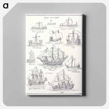 Sea Pictures - アンティーク地図 Canvas.
