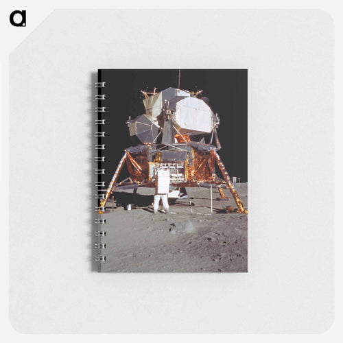 Astronaut Edwin E. Aldrin Jr., Lunar Module (LM) pilot descends from the LM - Apollo Moon Landing Memo.