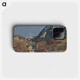 View of dolný kubín - アーノルド ピーター ワイズ クビンチャン Phone Case.
