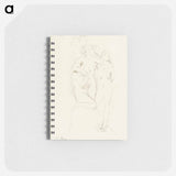 Three naked women, vintage nude illustration - オーギュスト ロダン Memo.