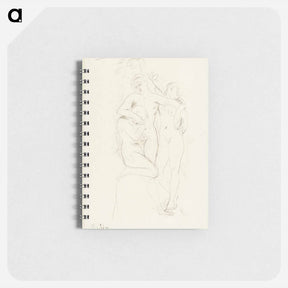 アートメモ帳-Three naked women, vintage nude illustration - オーギュスト ロダン Memo.