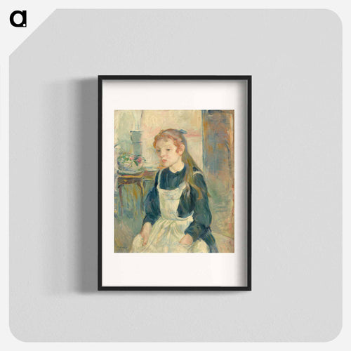 Young Girl with an Apron
 - ベルト モリゾ Poster.