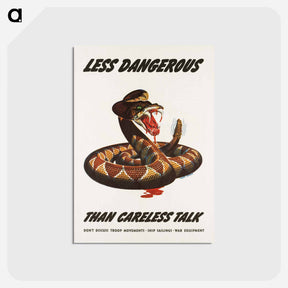 アートポストカード-Careless Talk
 - ボストン公共図書館 Postcard.