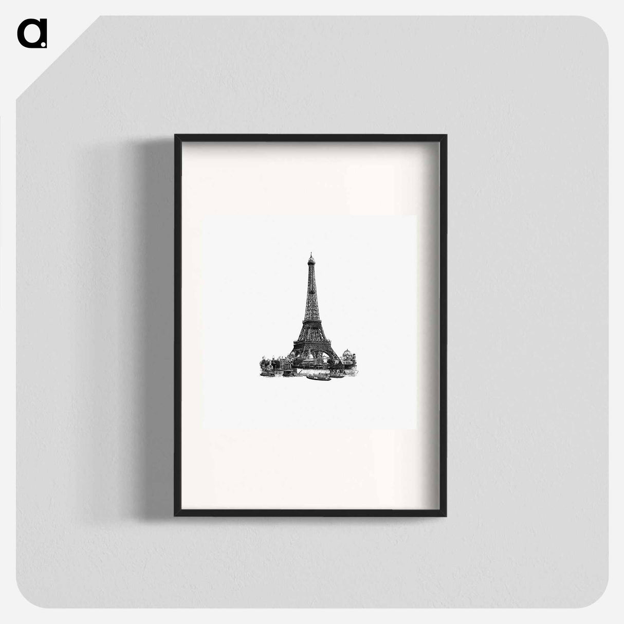 アートポスター-Eiffel Tower Engraving
 - 大英図書館 Poster.