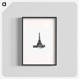 アートポスター-Eiffel Tower Engraving
 - 大英図書館 Poster.
