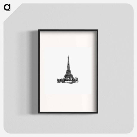 アートポスター-Eiffel Tower Engraving
 - 大英図書館 Poster.