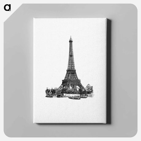 アートパネル-Eiffel Tower Engraving
 - 大英図書館 Canvas.