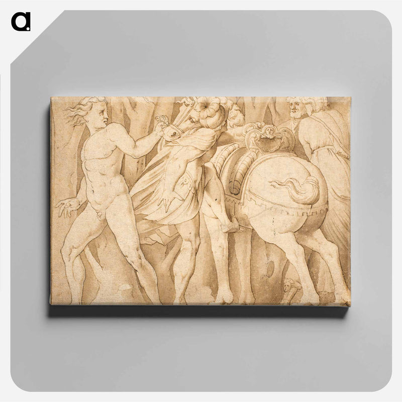 Scene from Roman history - カラヴァッジョ Canvas.