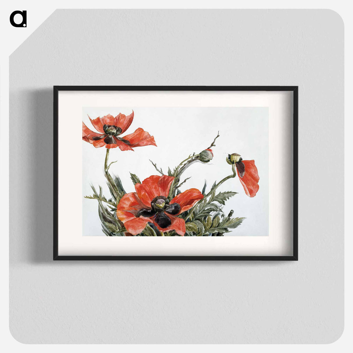 Red Poppies - Charles Demuth Poster.